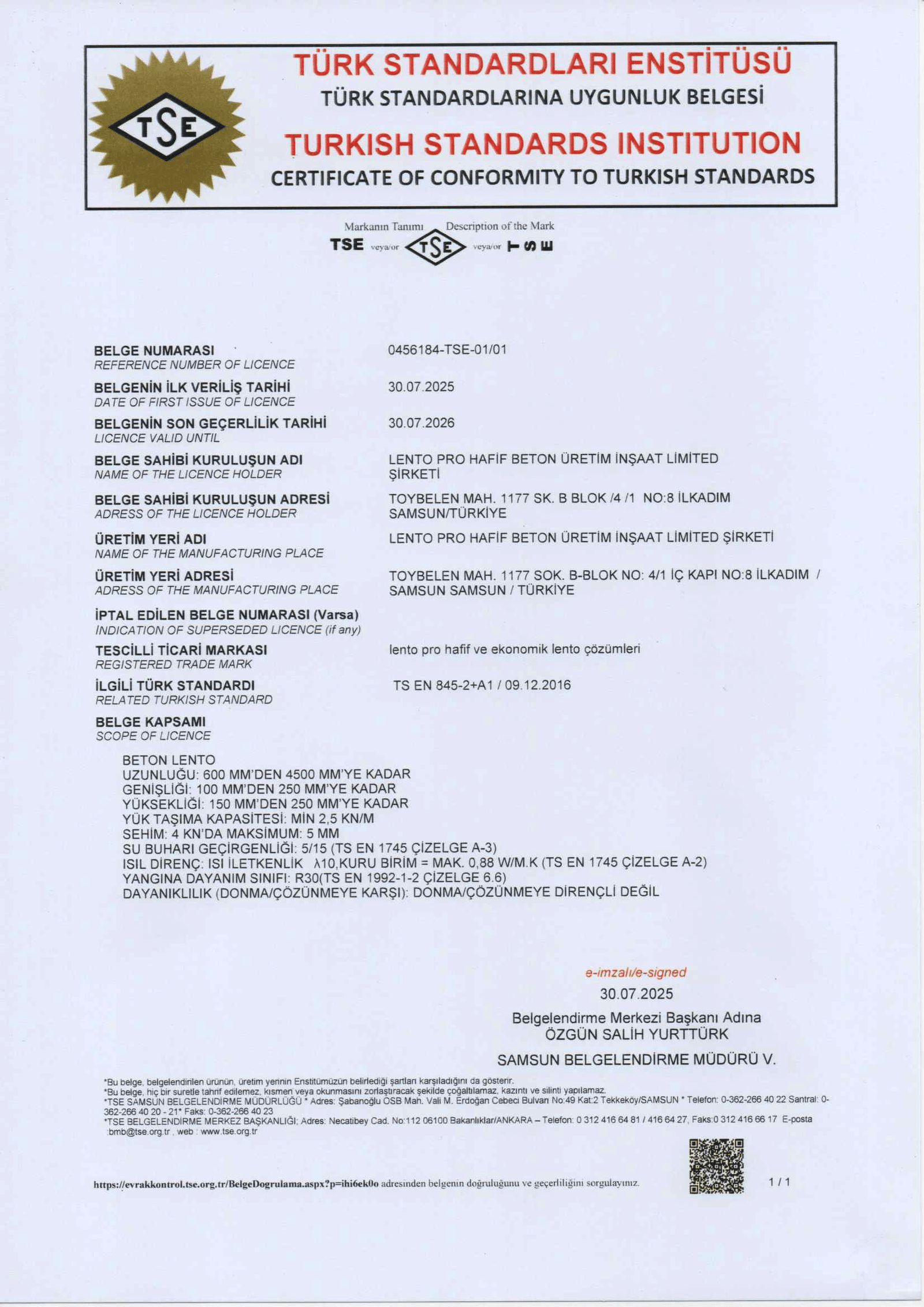 Home lento pro tse 1