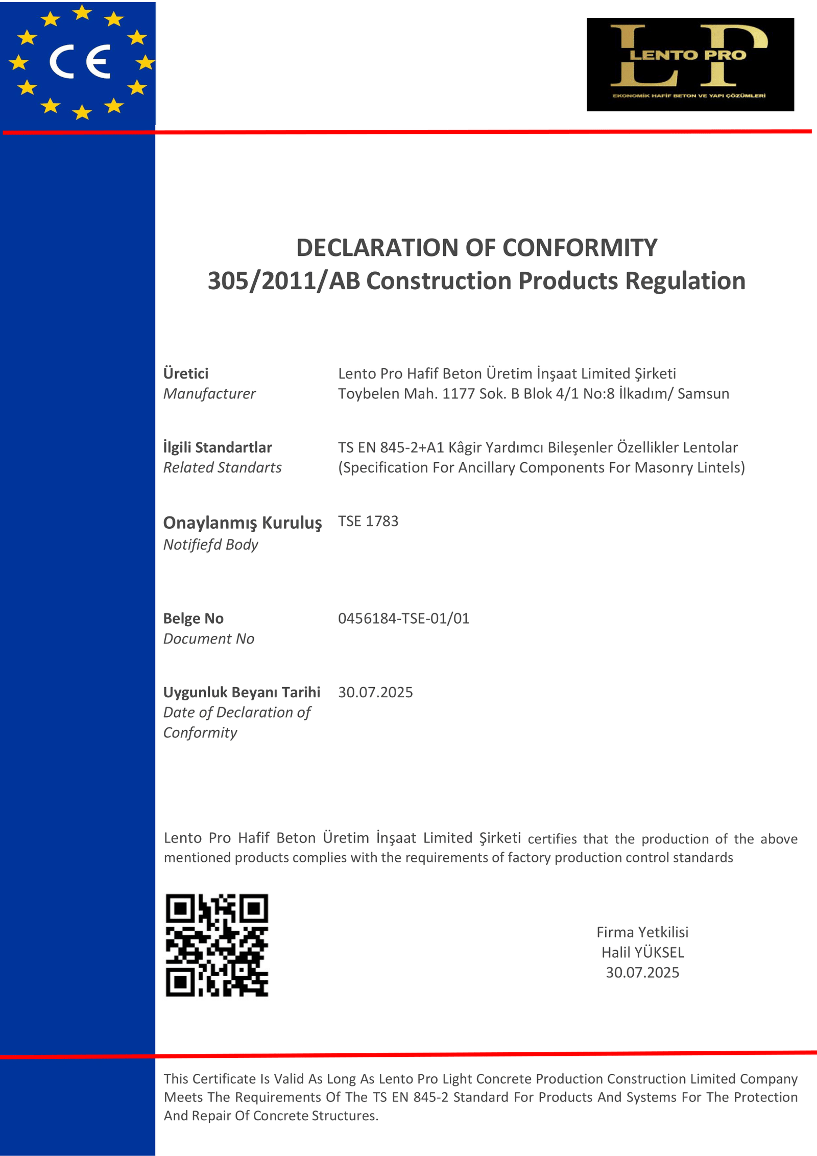 Home lento pro ce belgesi 1